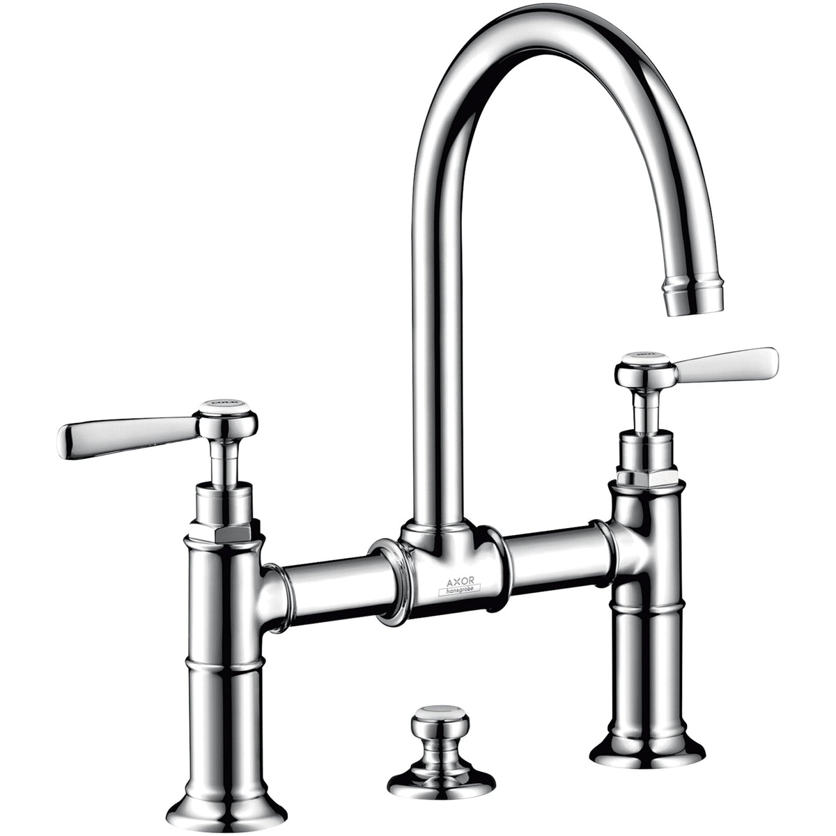 AXOR-Montreux-2-handle-basin-mixer-220-with-lever-handles-and-pop-up-waste-set-Chrome-16511000