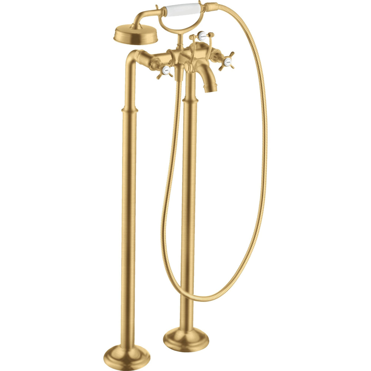 AXOR-Montreux-2-handle-bath-mixer-floor-standing-with-cross-handles-Brushed-Gold-Optic-16547250