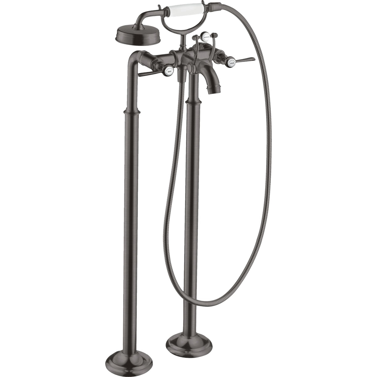 AXOR-Montreux-2-handle-bath-mixer-floor-standing-with-lever-handles-Brushed-Black-Chrome-16553340