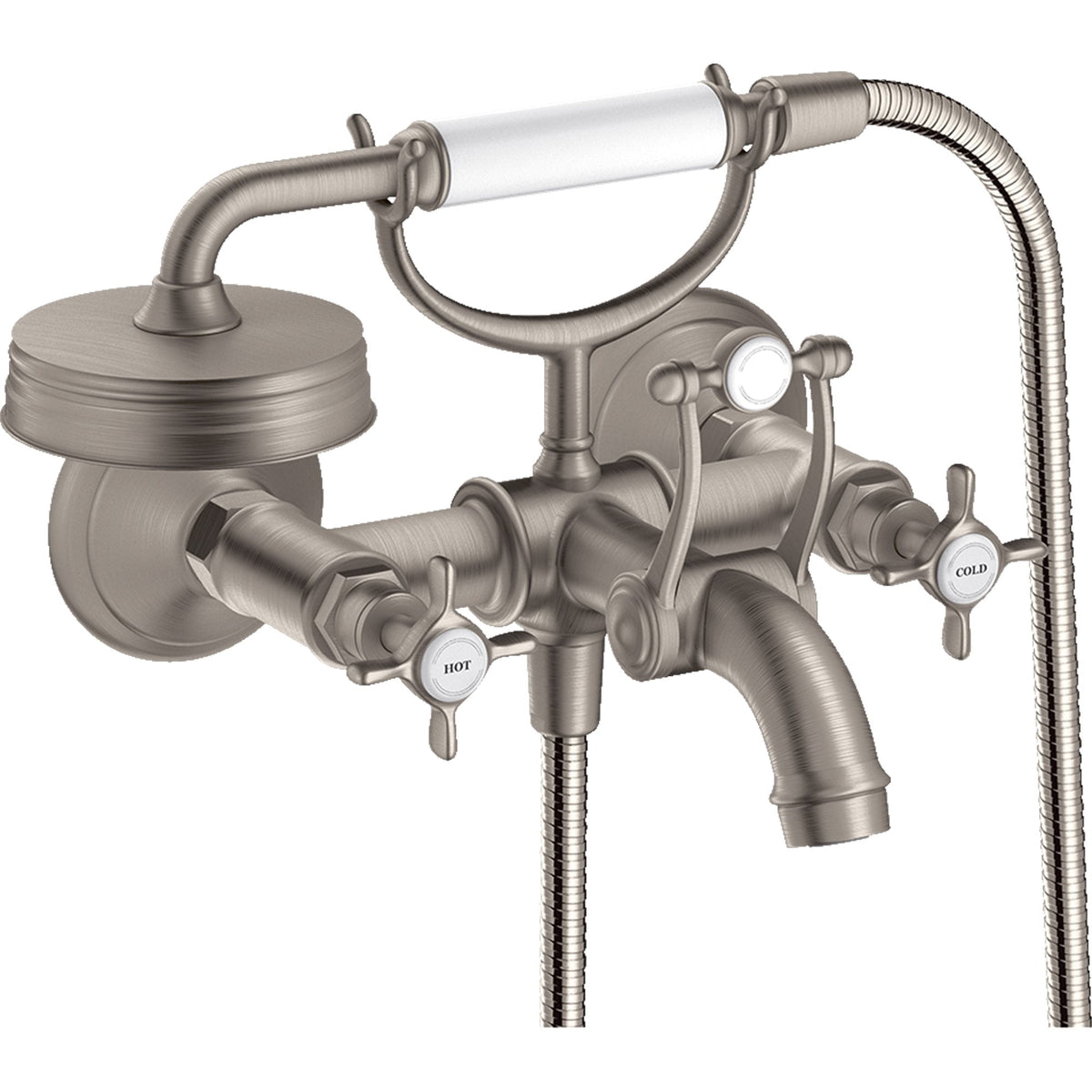 AXOR-Montreux-2-handle-bath-mixer-for-exposed-installation-with-cross-handles-Stainless-Steel-Optic-16540800