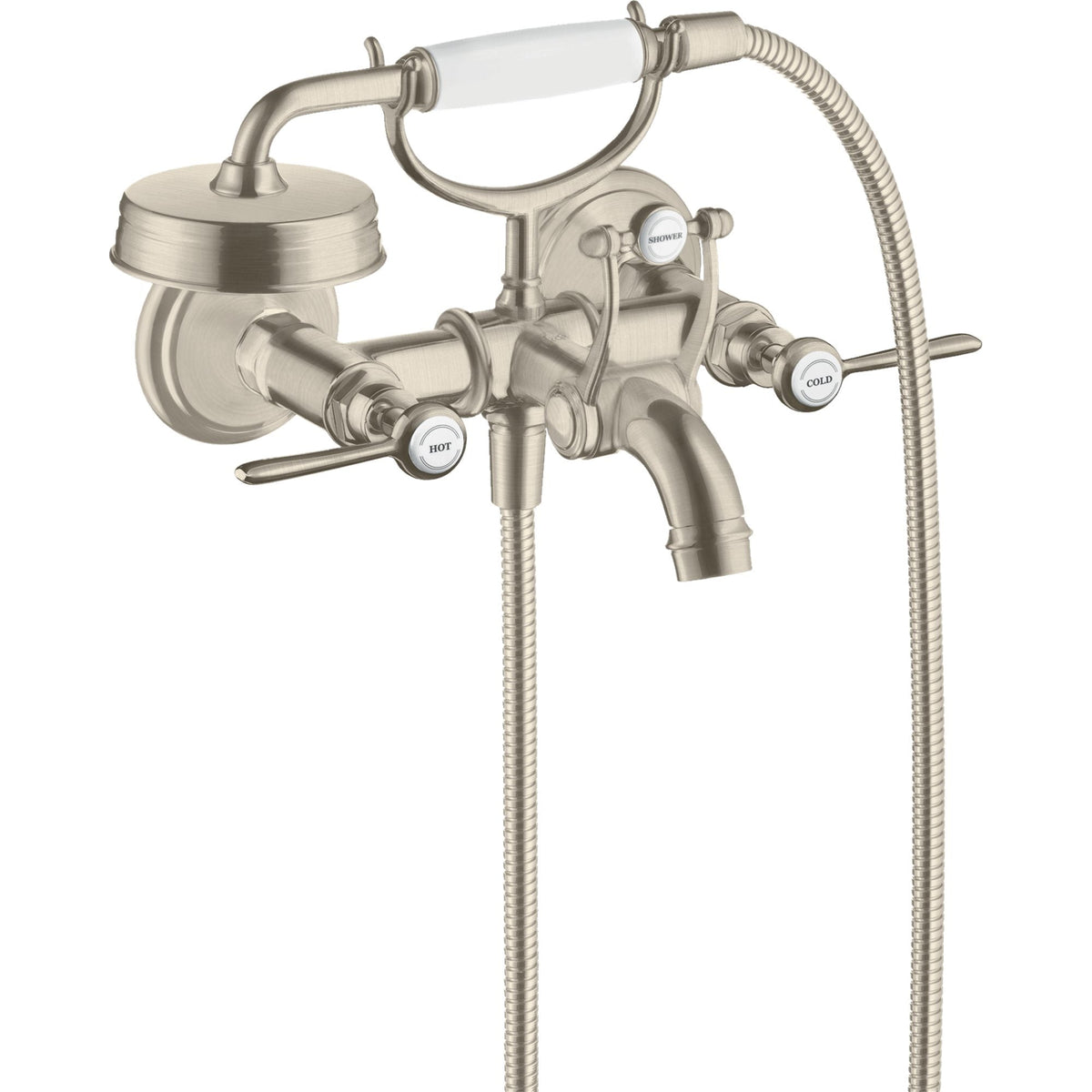 AXOR-Montreux-2-handle-bath-mixer-for-exposed-installation-with-lever-handles-Brushed-Nickel-16551820