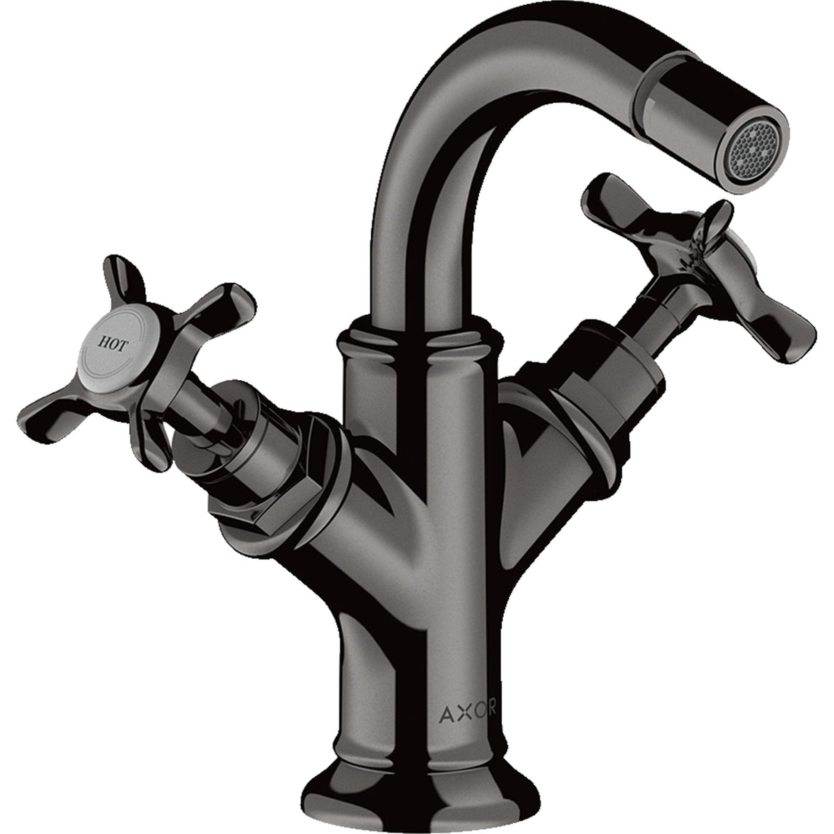 AXOR-Montreux-2-handle-bidet-mixer-with-cross-handles-and-pop-up-waste-set-Polished-Black-Chrome-16520330