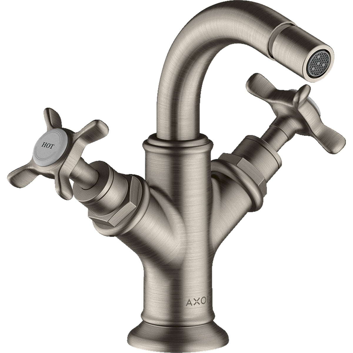 AXOR-Montreux-2-handle-bidet-mixer-with-cross-handles-and-pop-up-waste-set-Stainless-Steel-Optic-16520800