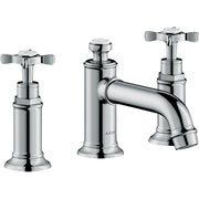 AXOR-Montreux-3-hole-basin-mixer-30-with-cross-handles-and-pop-up-waste-set-Chrome-16536000