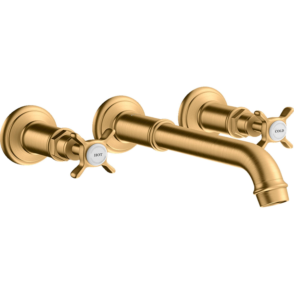 AXOR-Montreux-3-hole-basin-mixer-for-concealed-installation-wall-mounted-with-spout-165-225-mm-and-cross-handles-Brushed-Brass-16532950