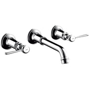 AXOR-Montreux-3-hole-basin-mixer-for-concealed-installation-wall-mounted-with-spout-165-225-mm-and-lever-handles-Chrome-16534000