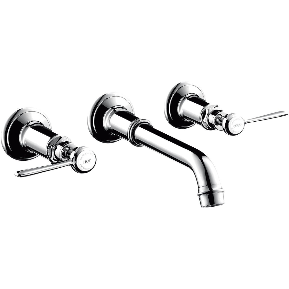 AXOR-Montreux-3-hole-basin-mixer-for-concealed-installation-wall-mounted-with-spout-165-225-mm-and-lever-handles-Chrome-16534000