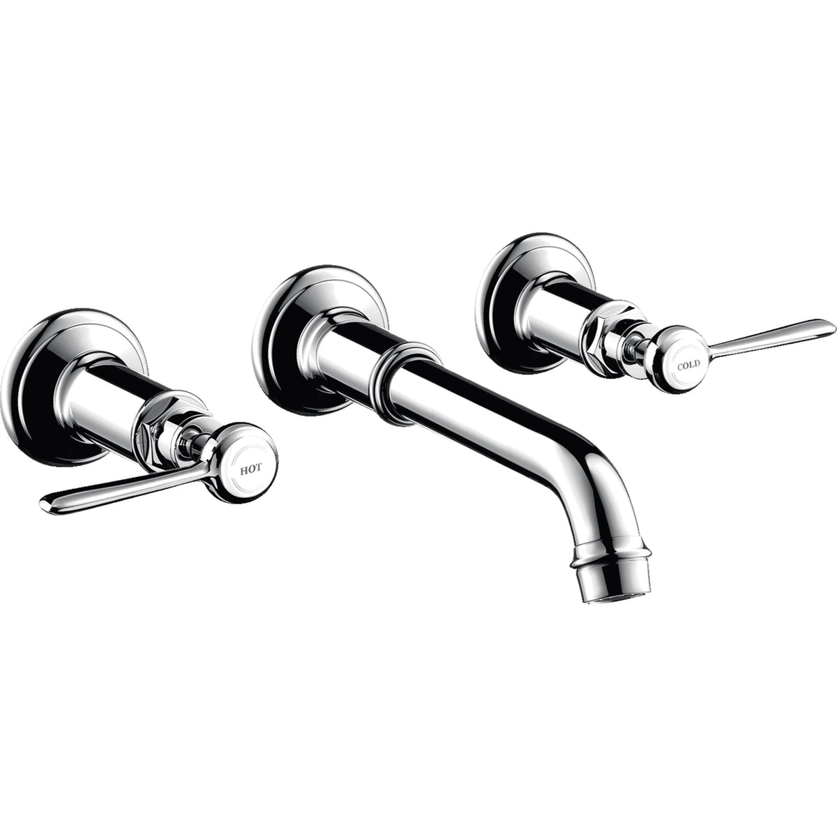 AXOR-Montreux-3-hole-basin-mixer-for-concealed-installation-wall-mounted-with-spout-165-225-mm-and-lever-handles-Polished-Chrome-16534020