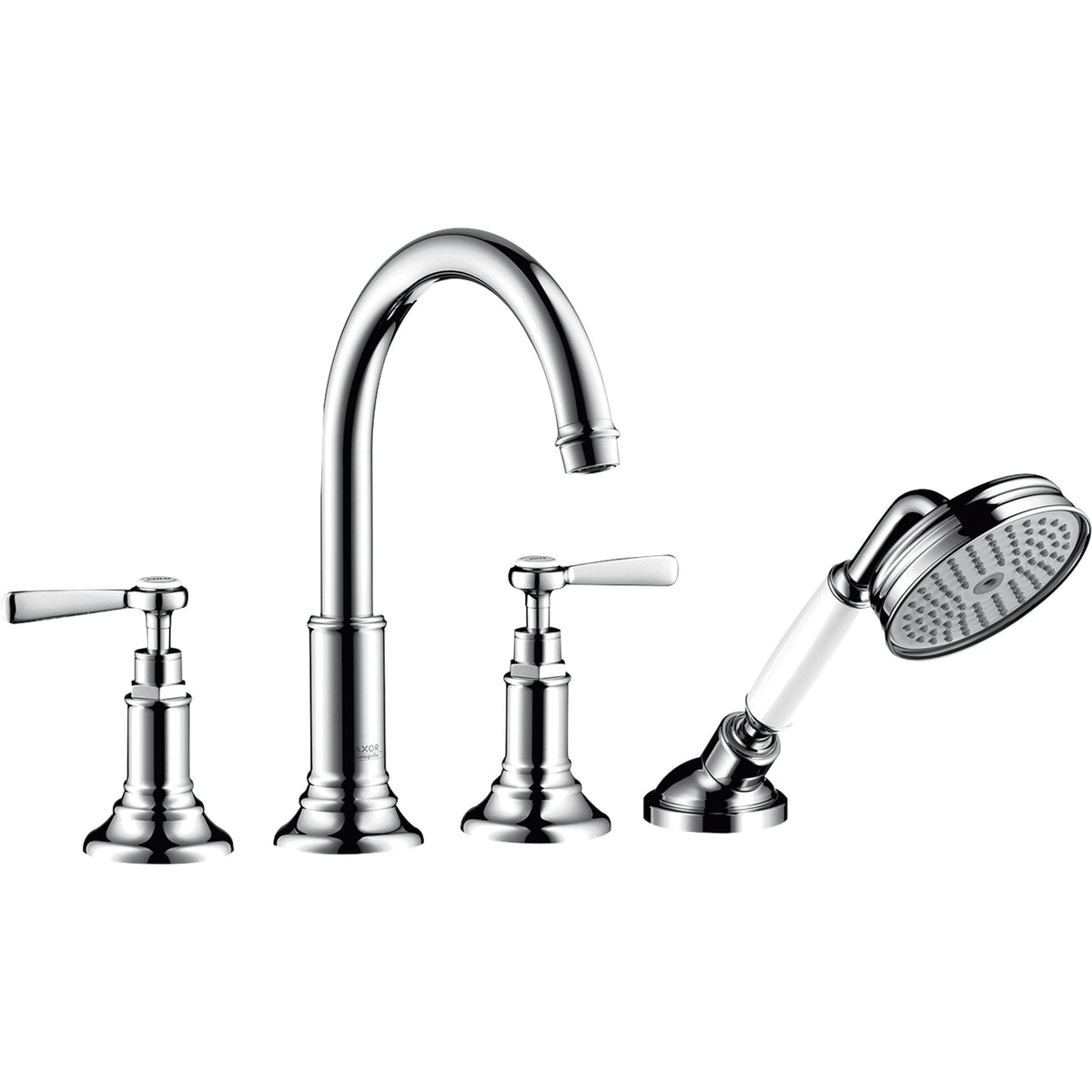 AXOR-Montreux-4-hole-rim-mounted-bath-mixer-with-lever-handles-Chrome-16550000