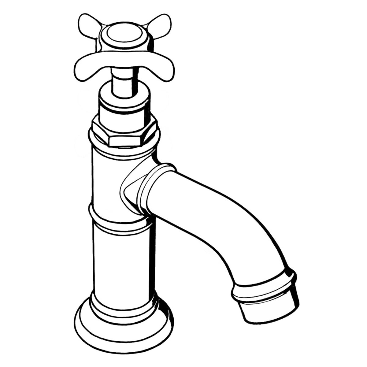 AXOR-Montreux-Pillar-tap-50-with-lever-handle-without-waste-set-16530-technical-02