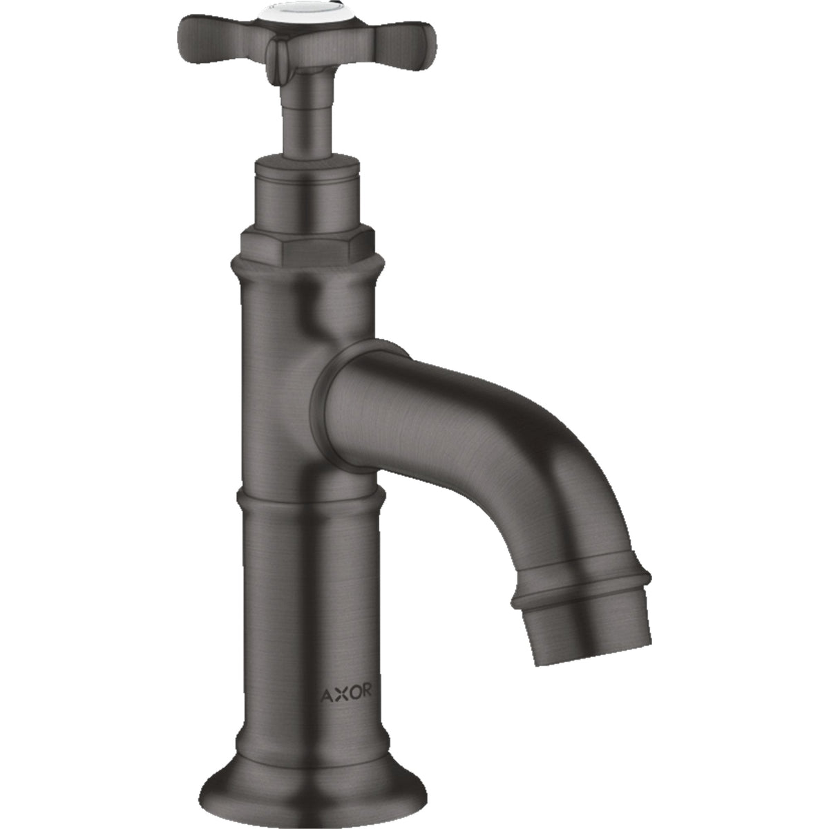 AXOR-Montreux-Pillar-tap-50-with-lever-handle-without-waste-set-Brushed-Black-Chrome-16530340