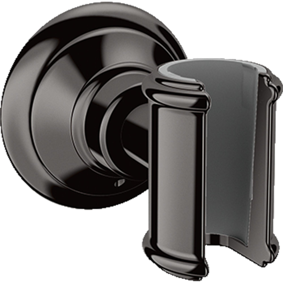 AXOR-Montreux-Shower-holder-Polished-Black-Chrome-16325330