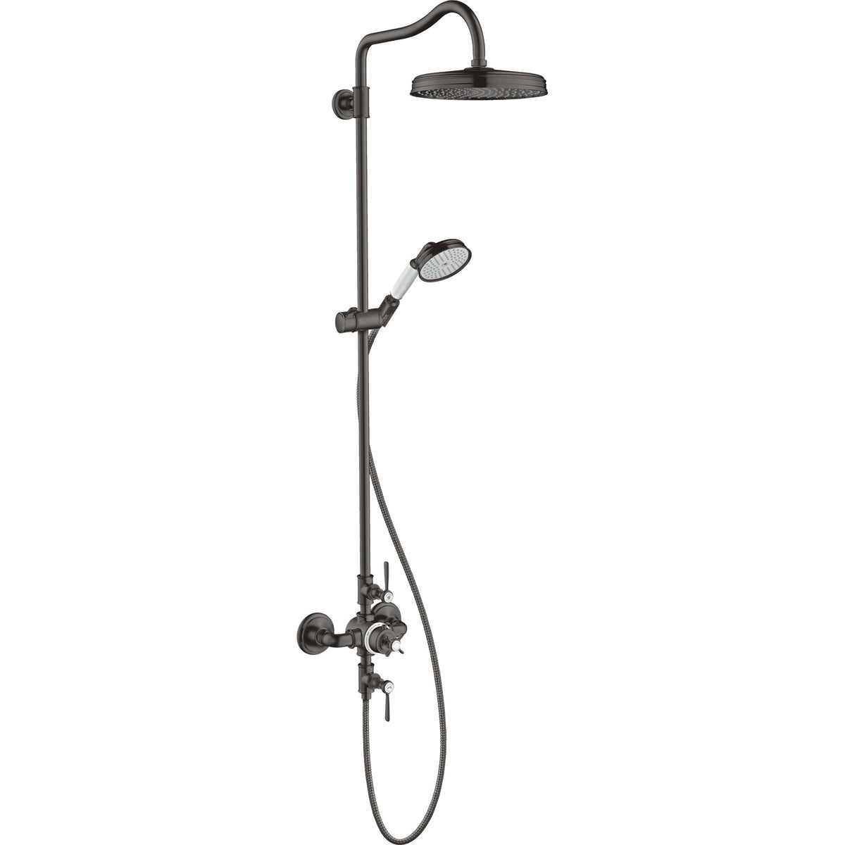 AXOR-Montreux-Showerpipe-with-thermostat-and-overhead-shower-240-1jet-Brushed-Black-Chrome-16572340
