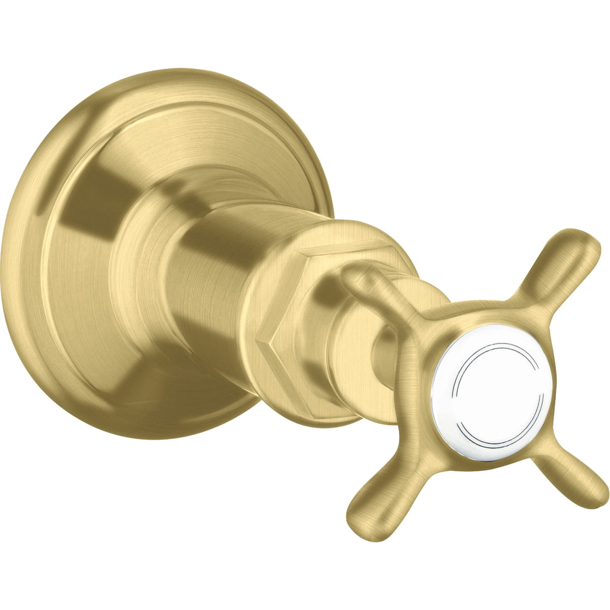 נקודת יציאת מים מהקיר עם ברז סגירה אקסור AXOR Montreux Shut-off valve for concealed installation with lever handle
