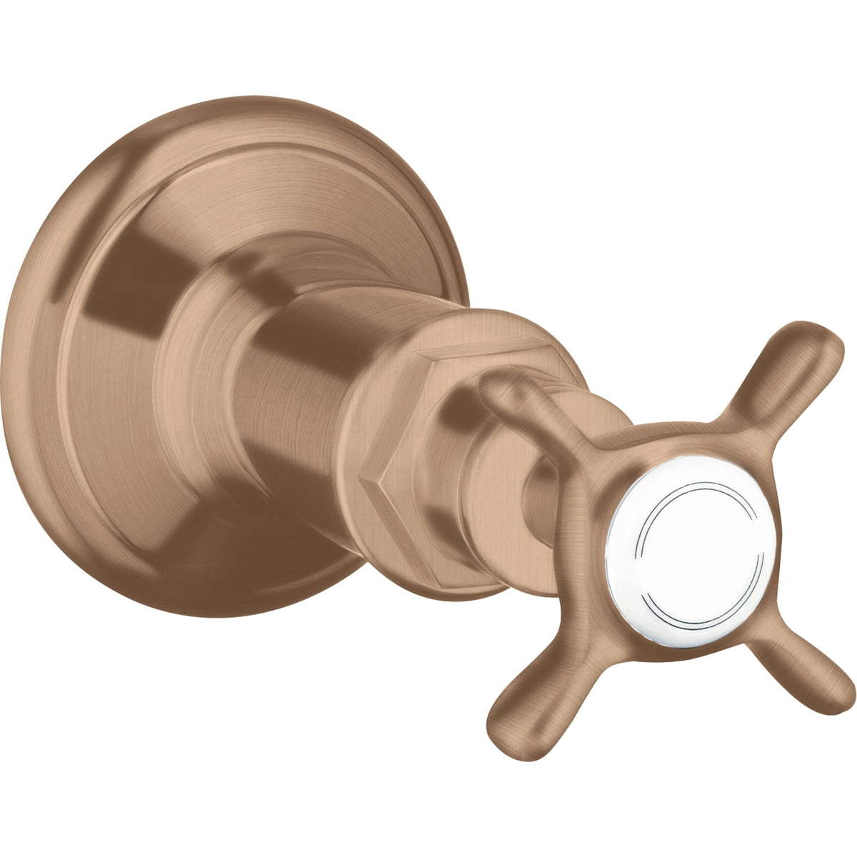 נקודת יציאת מים מהקיר עם ברז סגירה אקסור AXOR Montreux Shut-off valve for concealed installation with lever handle