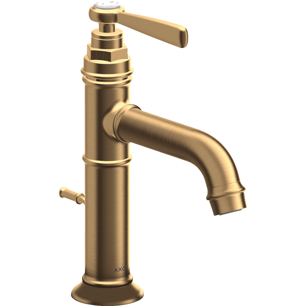 AXOR-Montreux-Single-lever-basin-mixer-100-with-lever-handle-and-pop-up-waste-set-Brushed-Brass-16515950