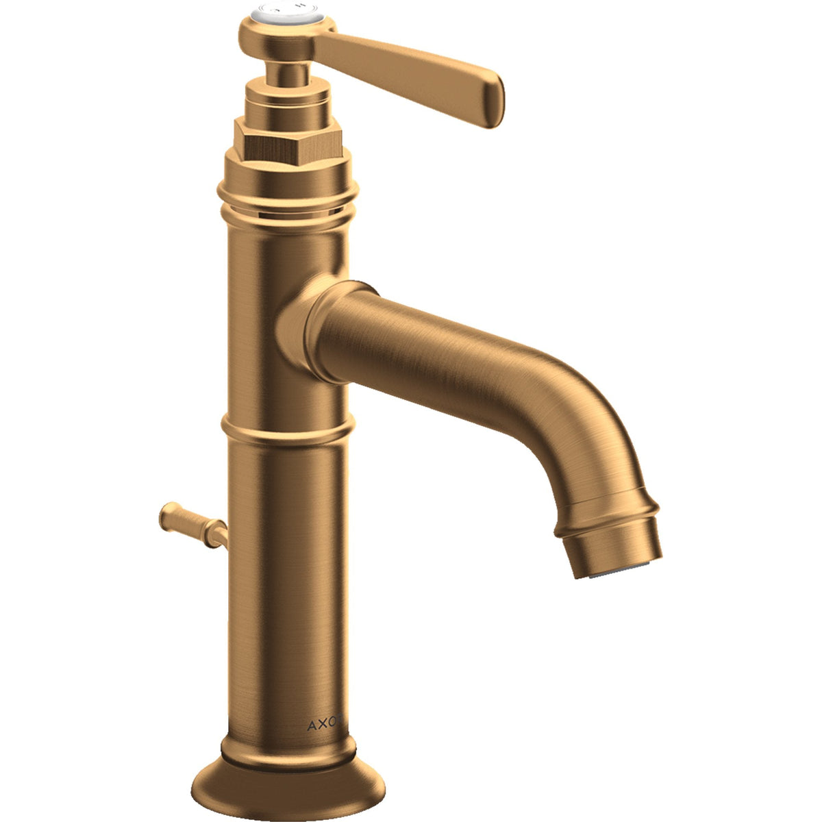 AXOR-Montreux-Single-lever-basin-mixer-100-with-lever-handle-and-pop-up-waste-set-Brushed-Gold-Optic-16515250