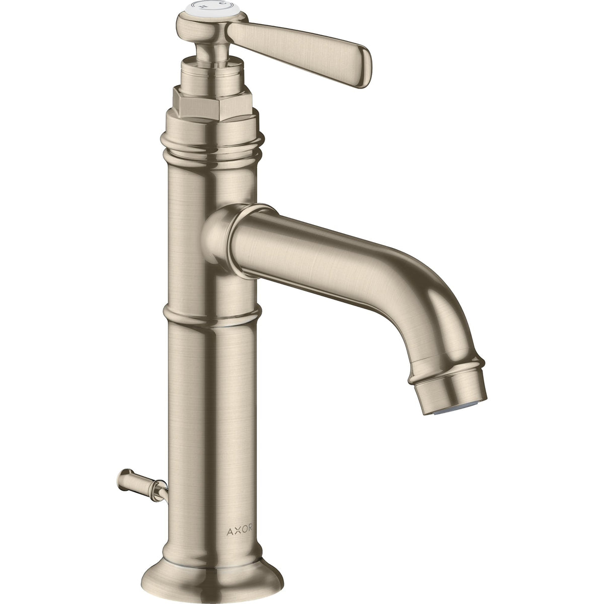 AXOR-Montreux-Single-lever-basin-mixer-100-with-lever-handle-and-pop-up-waste-set-Brushed-Nickel-16515820