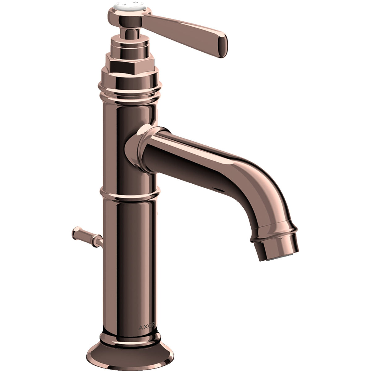 AXOR-Montreux-Single-lever-basin-mixer-100-with-lever-handle-and-pop-up-waste-set-Polished-Red-Gold-16515300