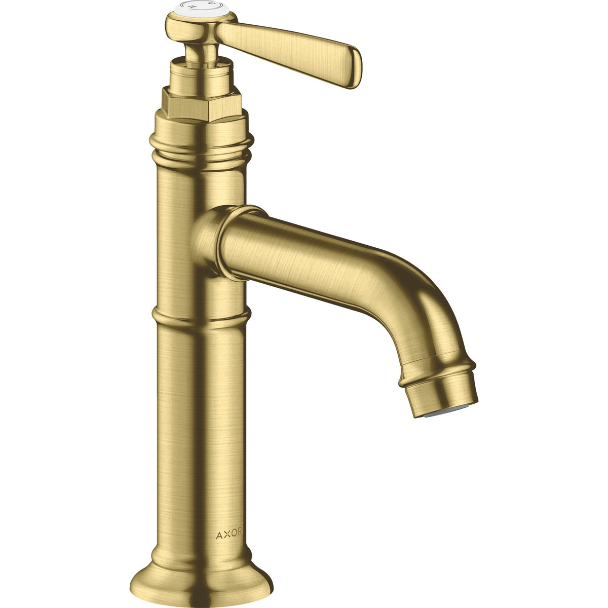 AXOR-Montreux-Single-lever-basin-mixer-100-with-lever-handle-and-waste-set-Brushed-Brass-16516950