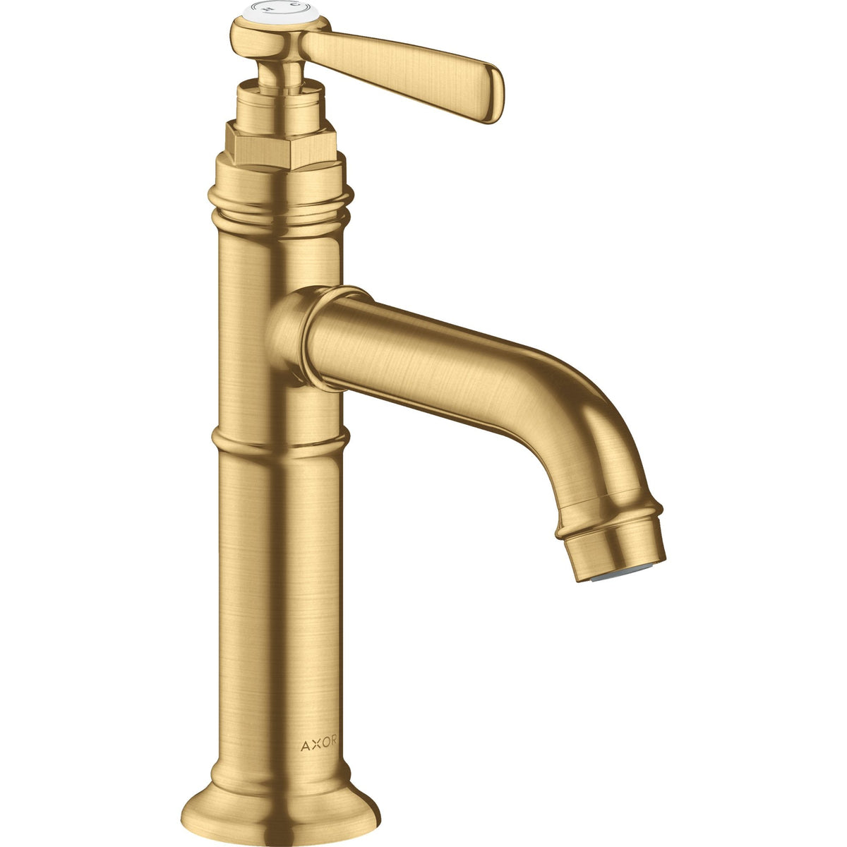 AXOR-Montreux-Single-lever-basin-mixer-100-with-lever-handle-and-waste-set-Brushed-Gold-Optic-16516250
