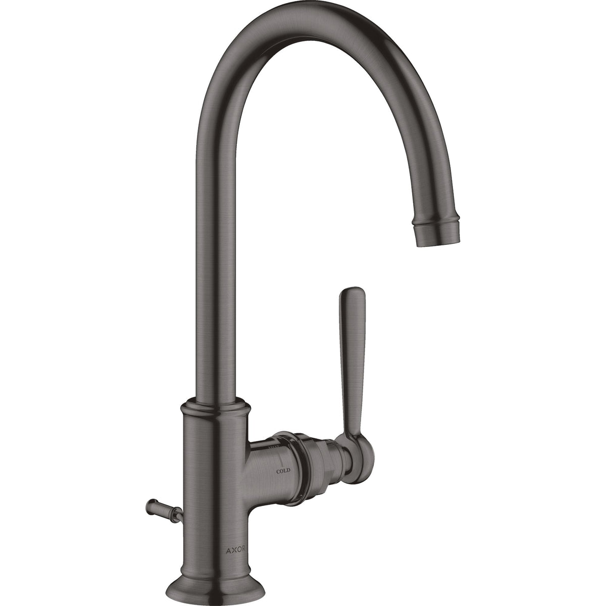 AXOR-Montreux-Single-lever-basin-mixer-210-with-lever-handle-and-pop-up-waste-set-Brushed-Black-Chrome-16517340