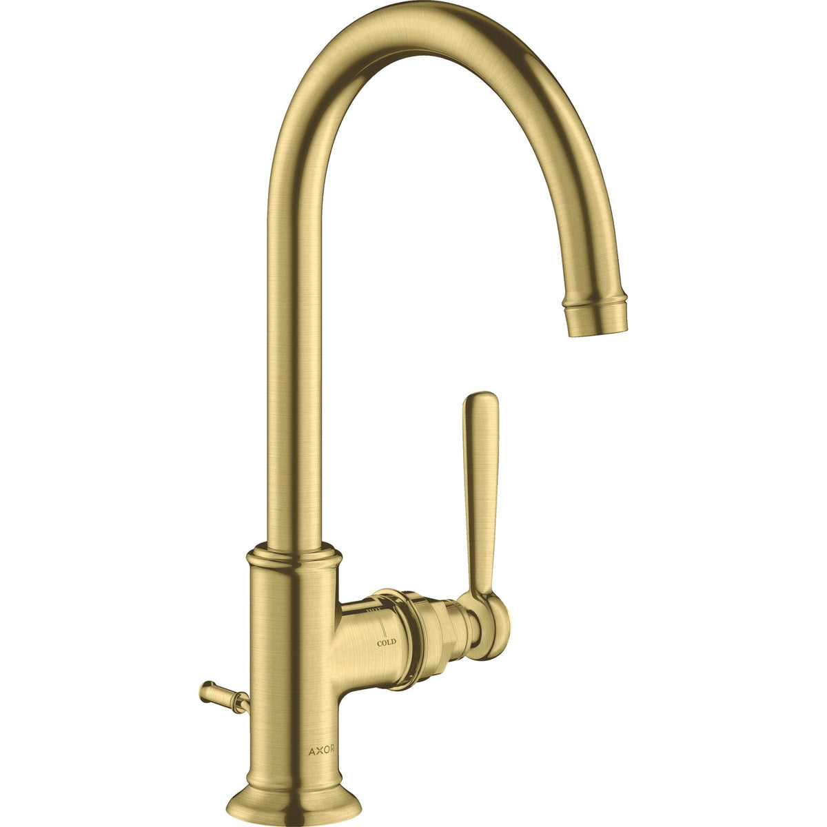 AXOR-Montreux-Single-lever-basin-mixer-210-with-lever-handle-and-pop-up-waste-set-Brushed-Brass-16517950