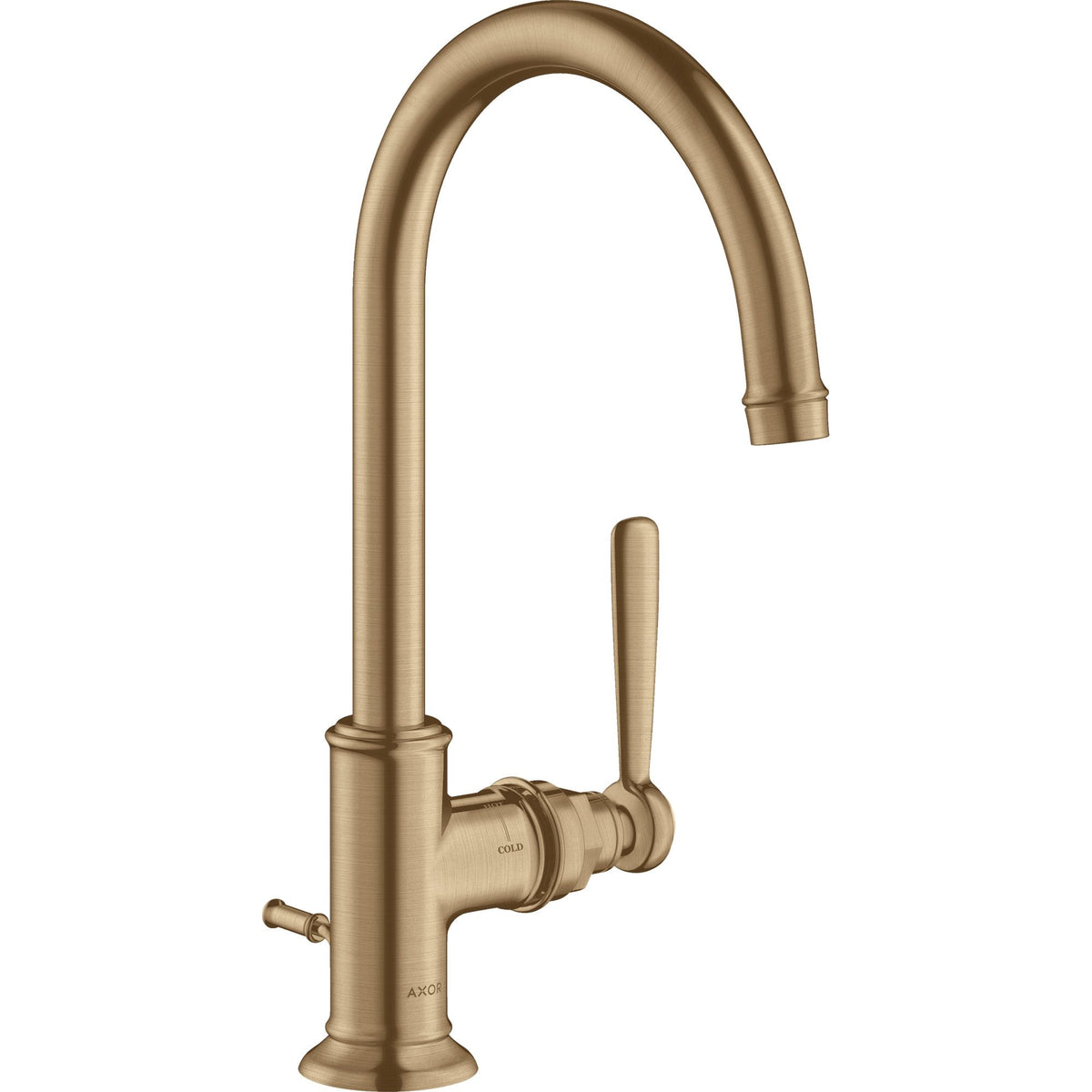 AXOR-Montreux-Single-lever-basin-mixer-210-with-lever-handle-and-pop-up-waste-set-Brushed-Bronze-16517140