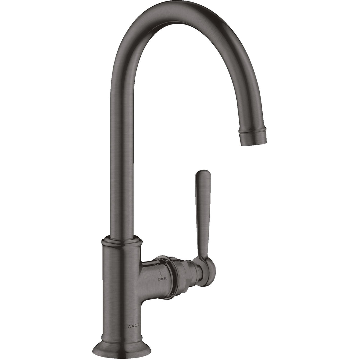 AXOR-Montreux-Single-lever-basin-mixer-210-with-lever-handle-with-waste-set-Brushed-Black-Chrome-16518340