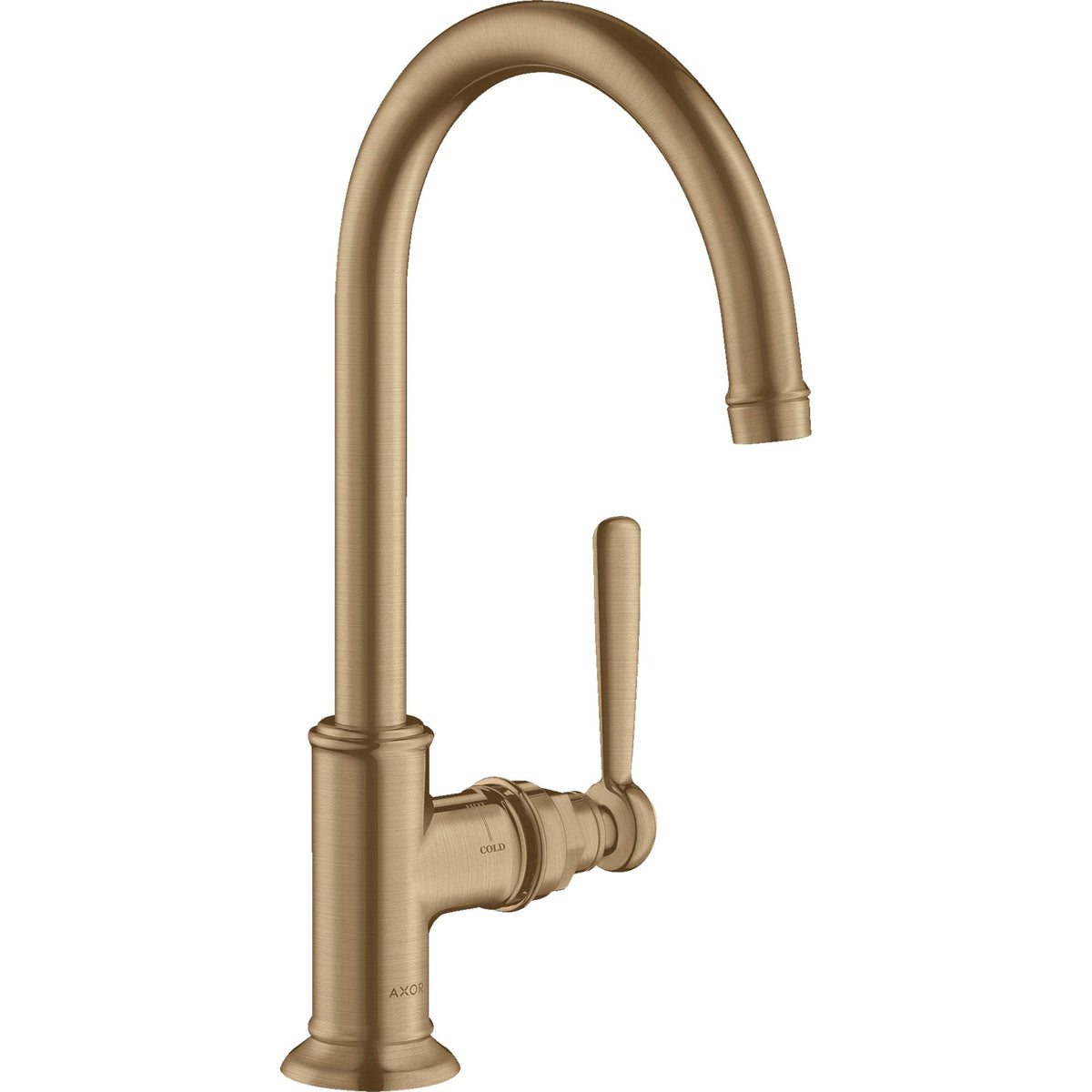 AXOR-Montreux-Single-lever-basin-mixer-210-with-lever-handle-with-waste-set-Brushed-Bronze-16518140