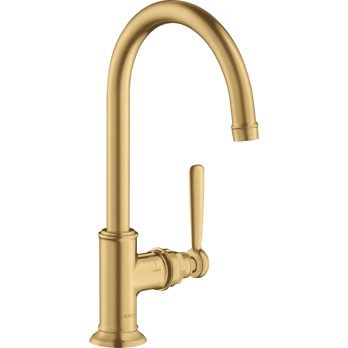 AXOR-Montreux-Single-lever-basin-mixer-210-with-lever-handle-with-waste-set-Brushed-Gold-Optic-16518250