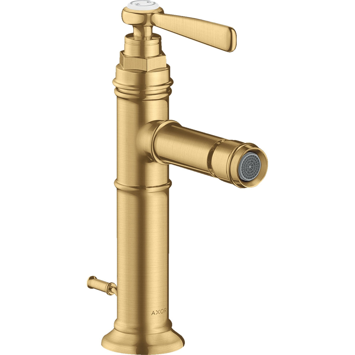 AXOR-Montreux-Single-lever-bidet-mixer-with-lever-handle-and-pop-up-waste-set-Brushed-Chrome-16526260