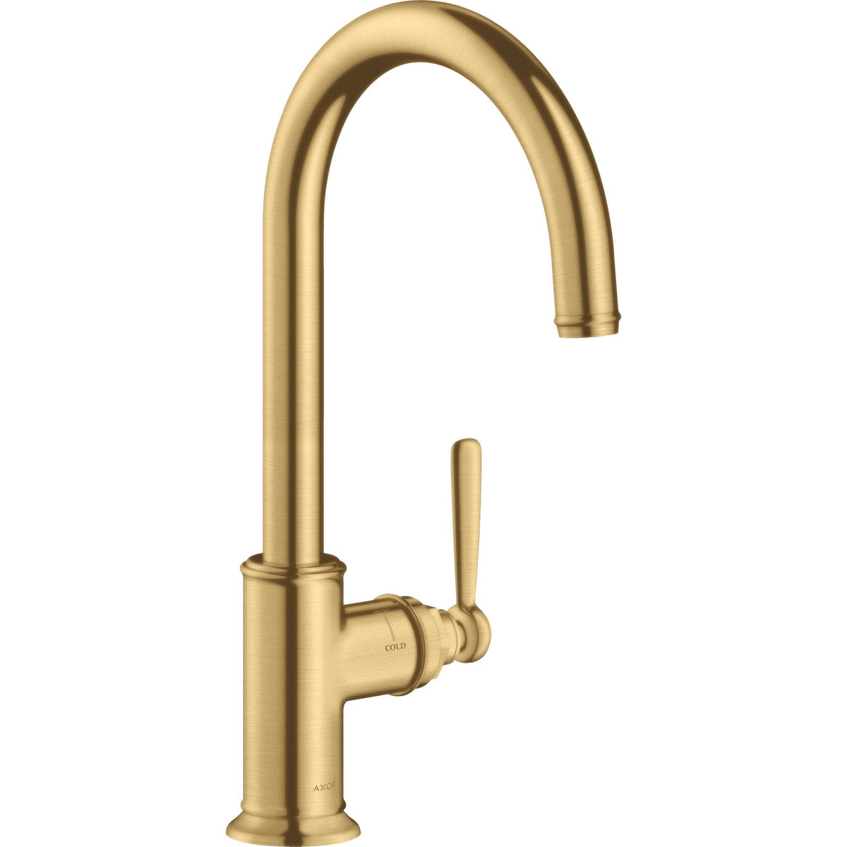 AXOR-Montreux-Single-lever-kitchen-mixer-260-with-swivel-spout-Brushed-Gold-Optic-16580250
