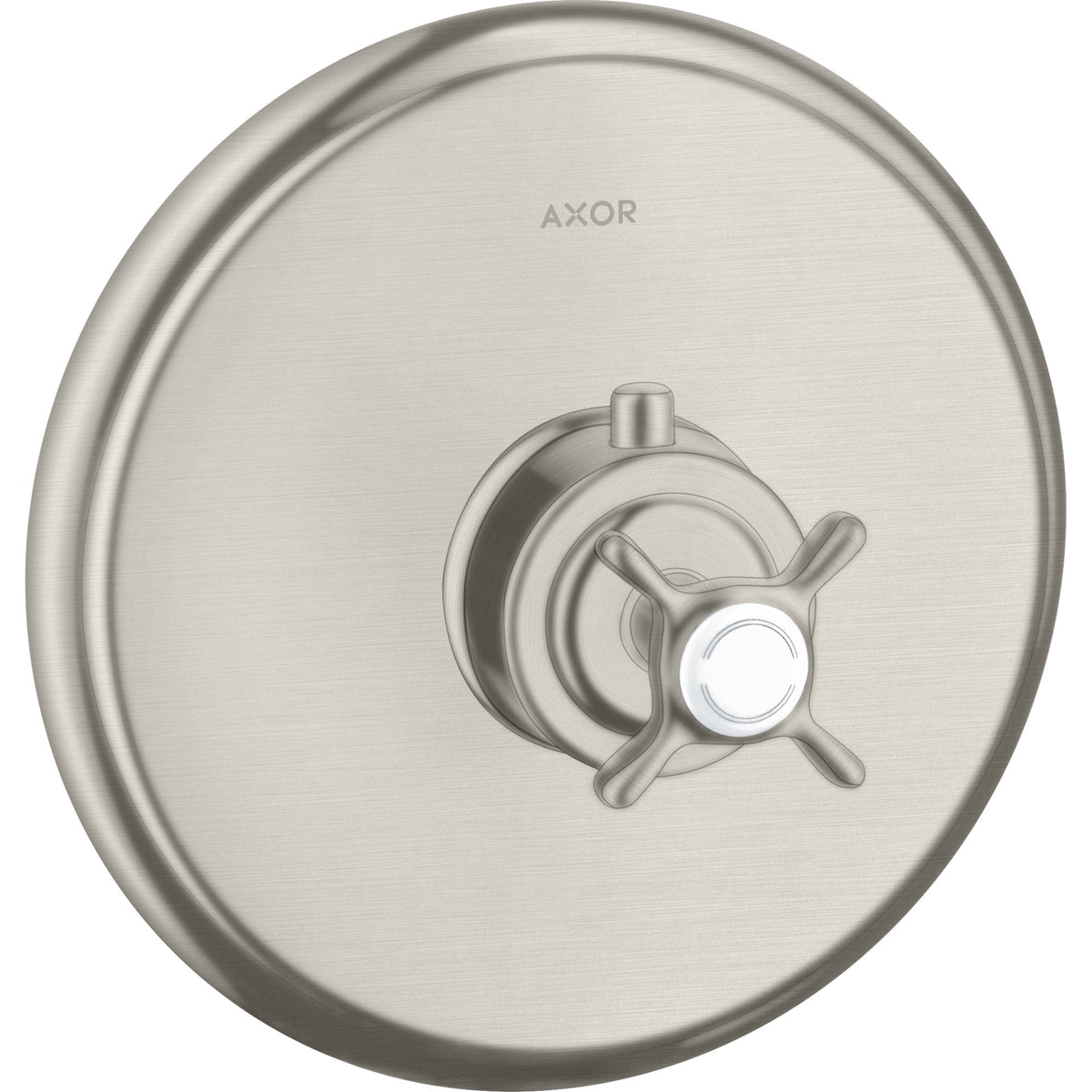 AXOR-Montreux-Thermostat-HighFlow-for-concealed-installation-with-cross-handle-Stainless-Steel-Optic-16815800