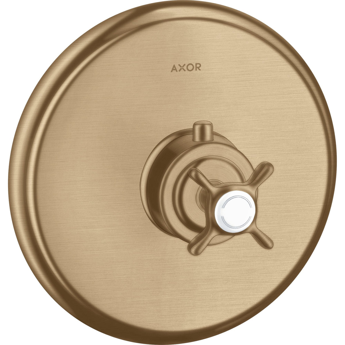 AXOR-Montreux-Thermostat-for-concealed-installation-with-cross-handle-Brushed-Bronze-16810140