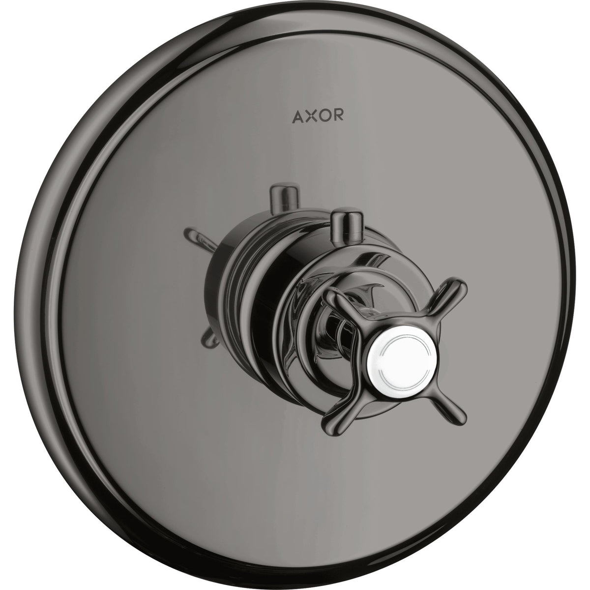 AXOR-Montreux-Thermostat-for-concealed-installation-with-cross-handle-Polished-Black-Chrome-16810330