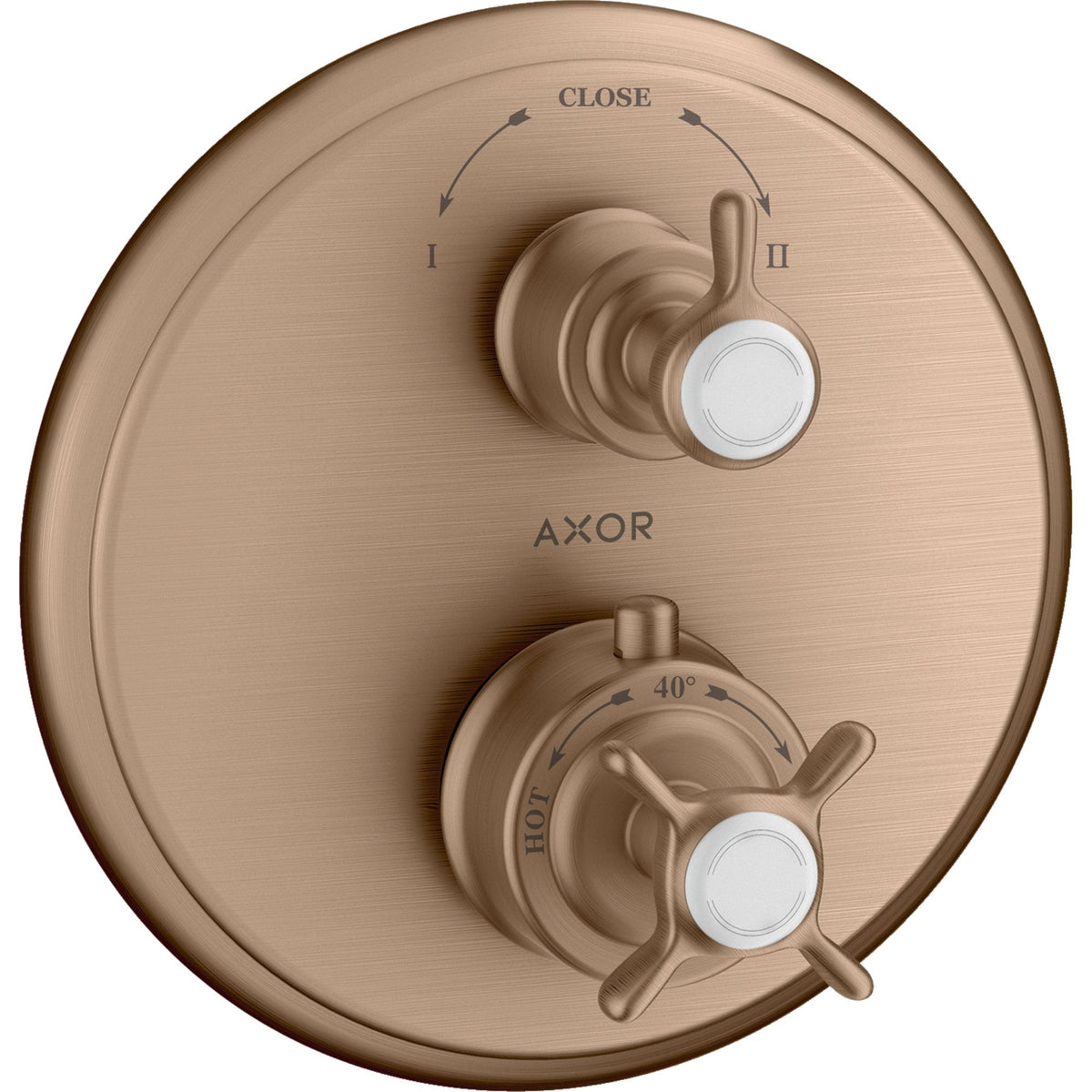 AXOR-Montreux-Thermostat-for-concealed-installation-with-cross-handle-and-shut-off-diverter-valve-Brushed-Red-Gold-16820310