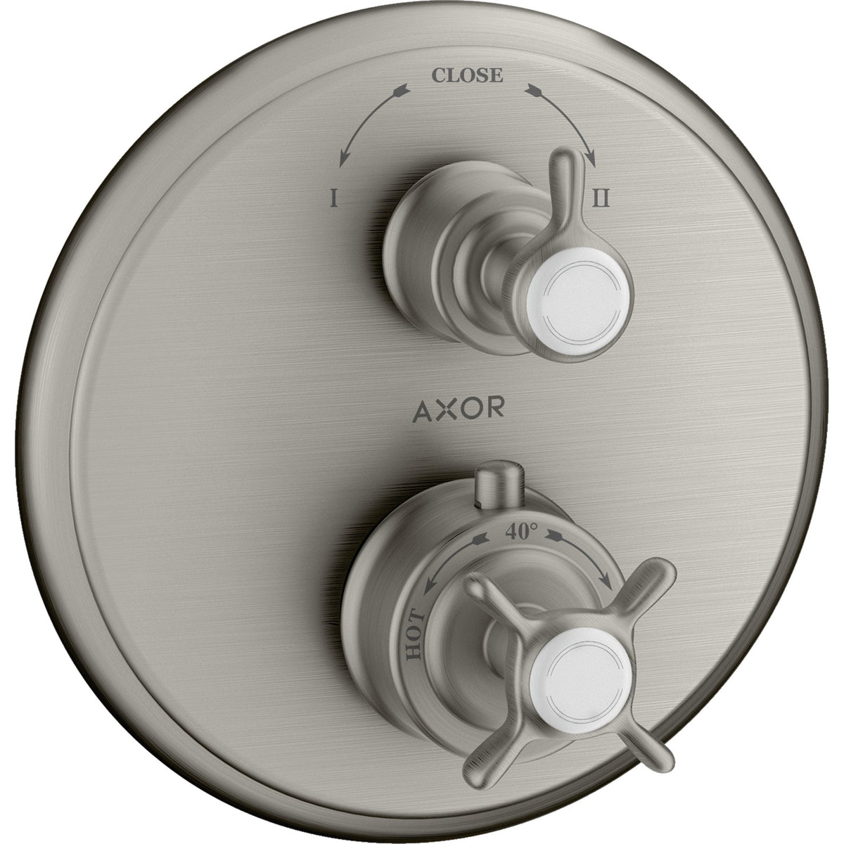 AXOR-Montreux-Thermostat-for-concealed-installation-with-cross-handle-and-shut-off-diverter-valve-Stainless-Steel-Optic-16820800