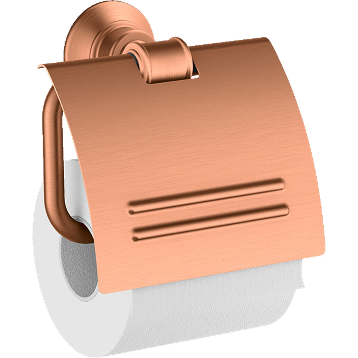 AXOR-Montreux-Toilet-paper-holder-with-cover-Brushed-Bronze-42036140
