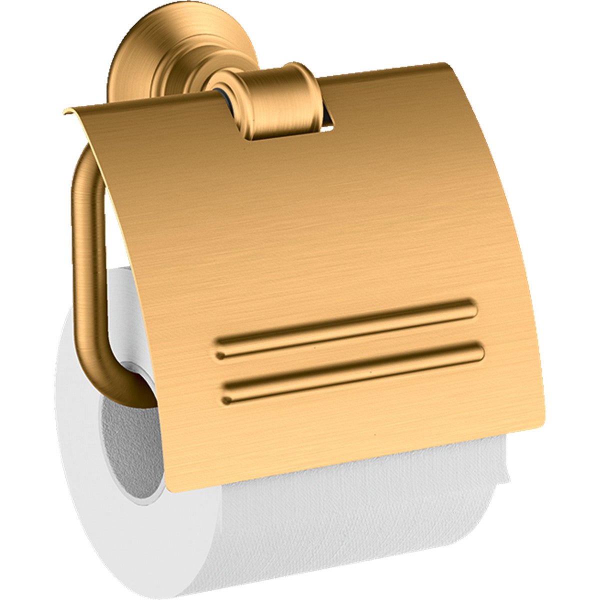 AXOR-Montreux-Toilet-paper-holder-with-cover-Brushed-Gold-Optic-42036250