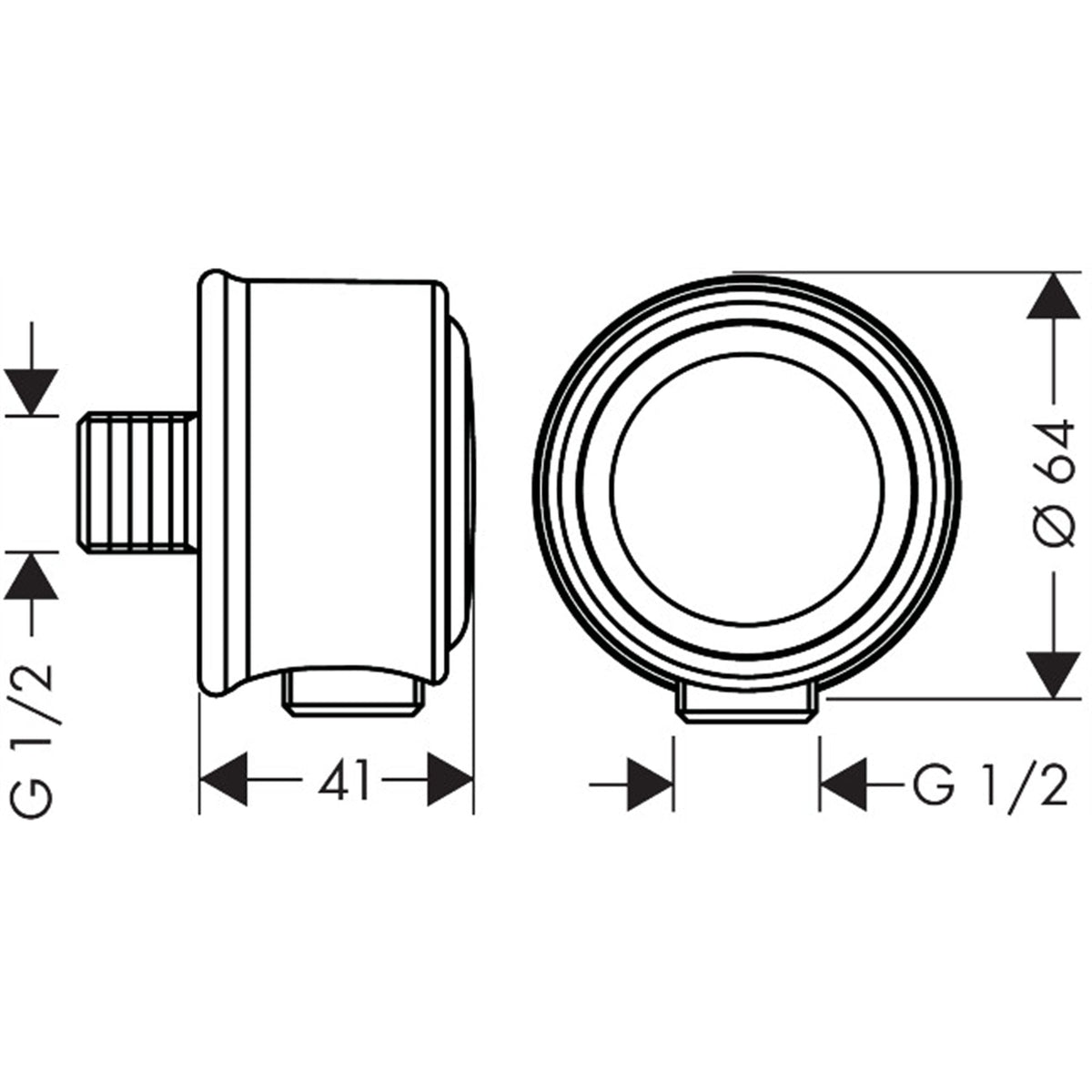 AXOR-Montreux-Wall-outlet-with-non-return-valve-16884-technical-02