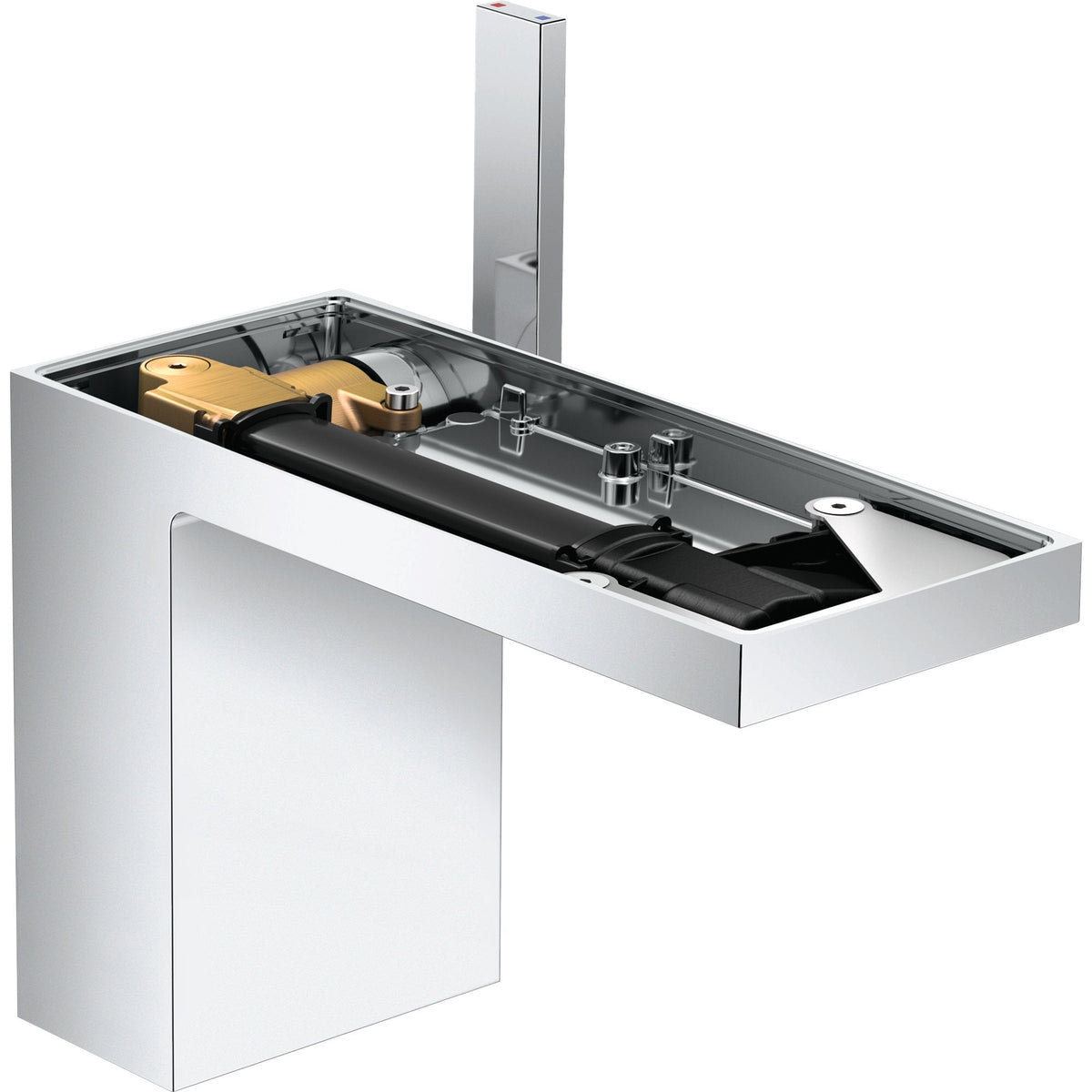 AXOR-MyEdition-Single-lever-basin-mixer-110-with-push-open-waste-set-without-plate-Chrome-47032000