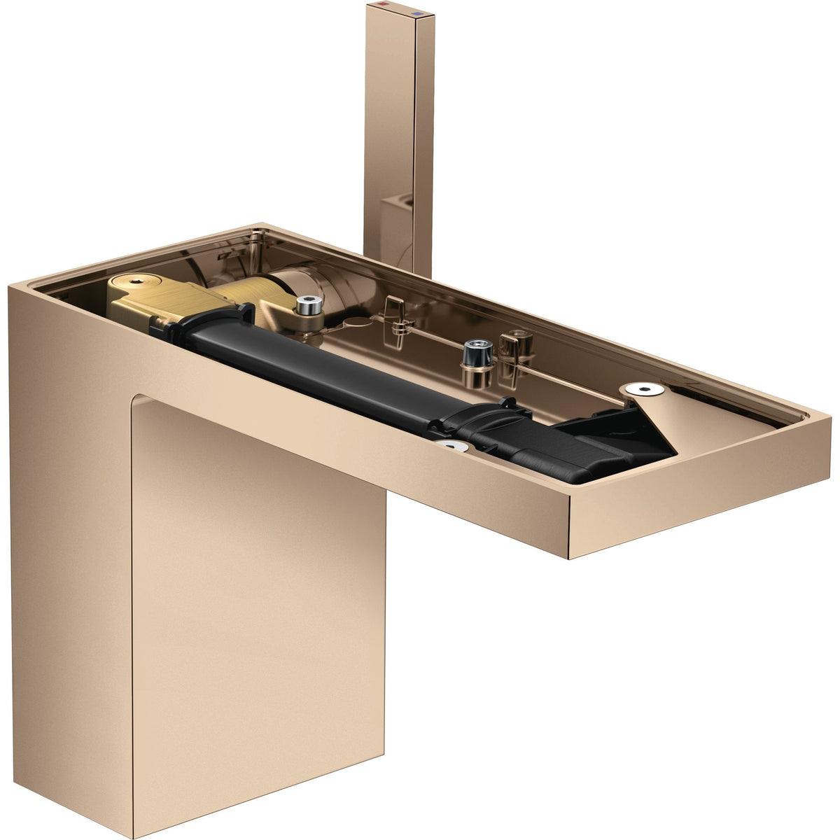 AXOR-MyEdition-Single-lever-basin-mixer-110-with-push-open-waste-set-without-plate-Polished-Red-Gold-47032300