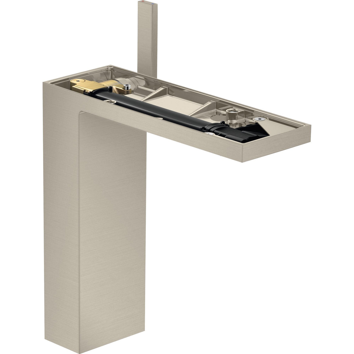 AXOR-MyEdition-Single-lever-basin-mixer-230-for-wash-bowls-with-push-open-waste-set-without-plate-Brushed-Nickel-47022820
