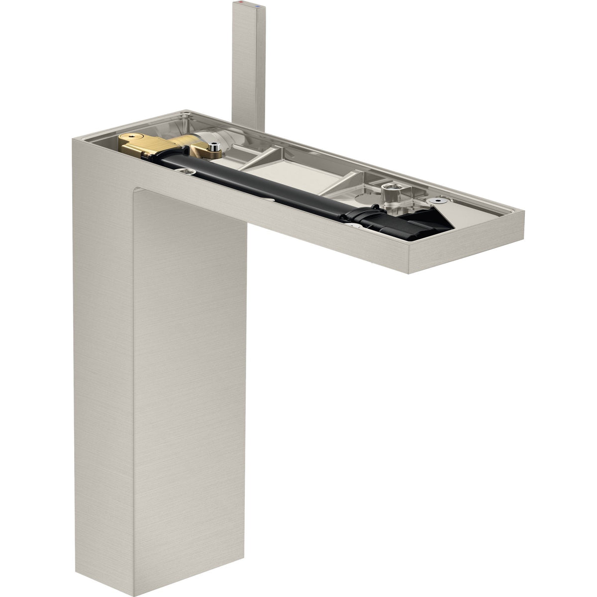 AXOR-MyEdition-Single-lever-basin-mixer-230-for-wash-bowls-with-push-open-waste-set-without-plate-Stainless-Steel-Optic-47022800