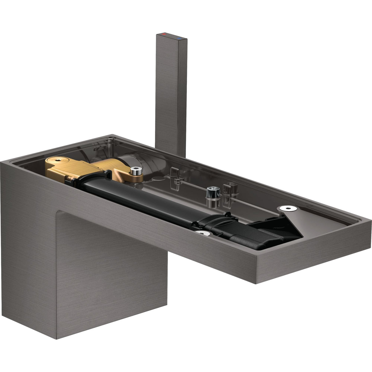 AXOR-MyEdition-Single-lever-basin-mixer-70-with-push-open-waste-set-without-plate-Brushed-Black-Chrome-47012340