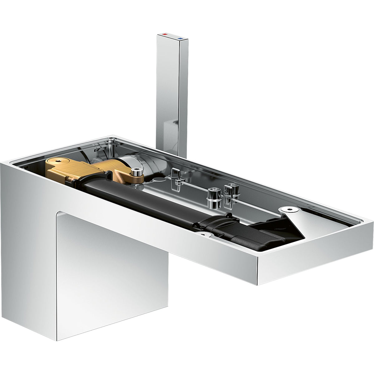 AXOR-MyEdition-Single-lever-basin-mixer-70-with-push-open-waste-set-without-plate-Chrome-47012000