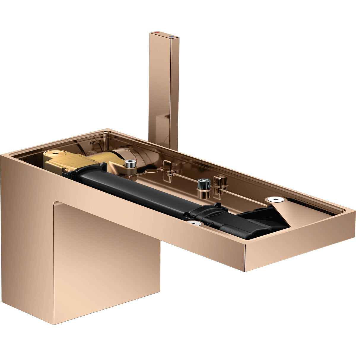 AXOR-MyEdition-Single-lever-basin-mixer-70-with-push-open-waste-set-without-plate-Polished-Red-Gold-47012300