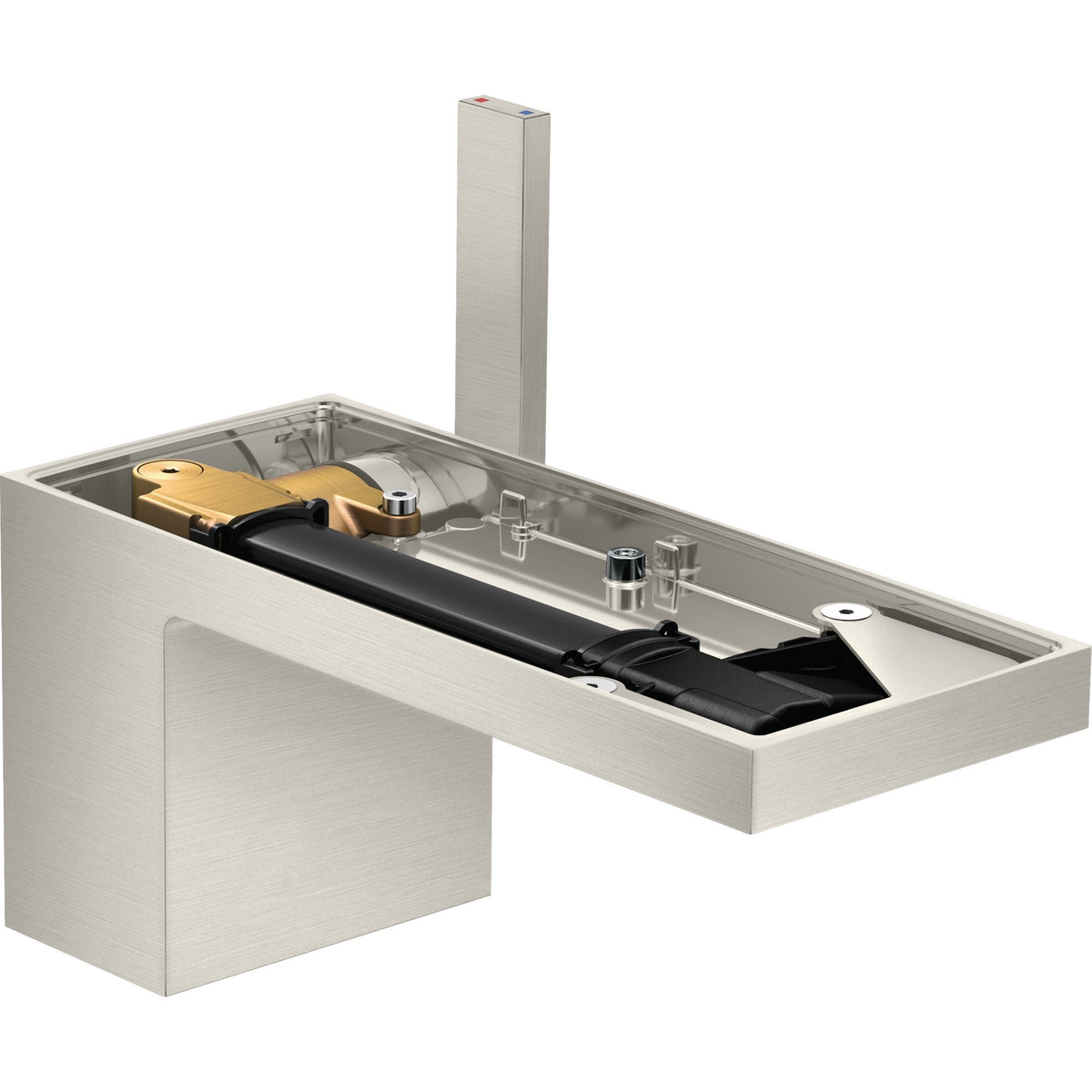 AXOR-MyEdition-Single-lever-basin-mixer-70-with-push-open-waste-set-without-plate-Stainless-Steel-Optic-47012800