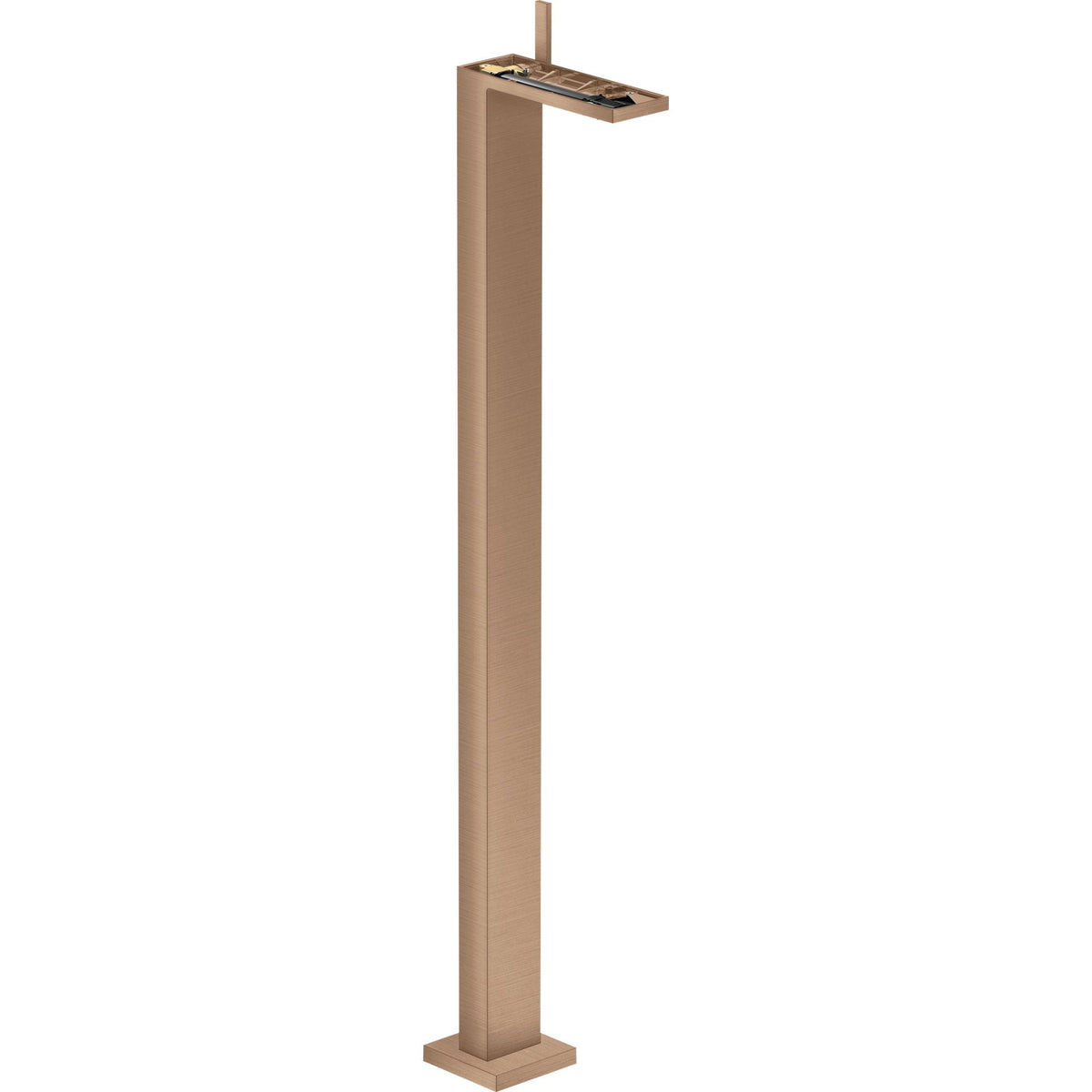 AXOR-MyEdition-Single-lever-basin-mixer-floor-standing-with-push-open-waste-set-without-plate-Brushed-Red-Gold-47042310